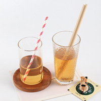 Pailles jetables en papier kraft biodégradable pour jus de fruits, boissons et thé au lait – Vente en gros directe usine