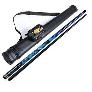 Queue de billard de haute qualité Tacos De Billar Center Joint, en fibre de carbone et bois, avec support, 20 oz, pour billard américain et snooker, embout 13 mm - Product Image 1