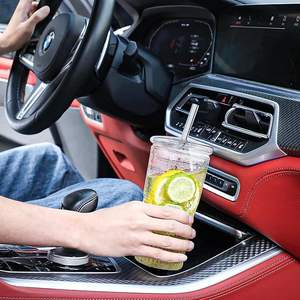 2 Vasos de Vidrio con Tapas y Pajitas de Vidrio de 20 oz, Vasos para Café Helado, Esenciales para el Hogar, con Tapa y Pajita para Cerveza - Product Image 6