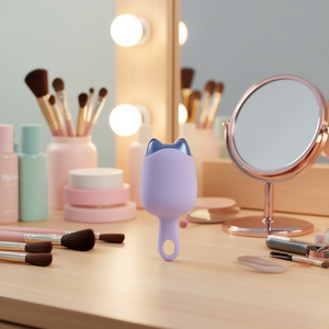 Bigoudi en plastique en forme de chat Myrva pour le coiffage des cheveux - Product Image 2