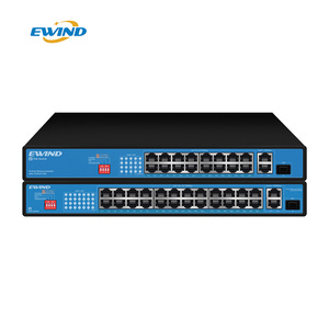 <span class=keywords><strong>GE</strong></span>/GF/SFP Inyector Gigabit Poe gestionado no gestionado 19 puertos Gigabit Uplink PoE Conmutador de fibra - Product Image 1