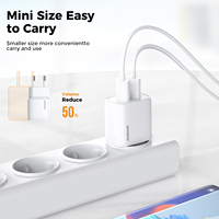 JOYROOM pengisi daya Cepat Usb, pengisi daya ponsel portabel dengan kabel