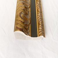 Cadre photo baroque orné sculpté en or antique, moulure vintage en bois gaufré pour peinture à l'huile, vente en gros, cadre photo personnalisé
