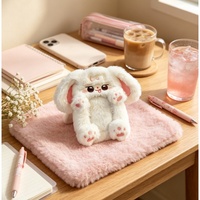 Porte-cartes personnalisé en peluche lapin, Jouets tendance, Peluches en gros, Sacs à main en peluche, Mini jouets en peluche, Breloques en peluche