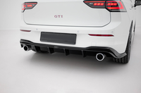 Diffuseur arrière de voiture en ABS noir brillant personnalisé en usine pour VW GOLF MK8 GTI 2020 2021 2022 2023 2024 2025 2026