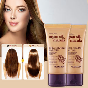 Champú y Acondicionador Aclarante Luxliss <span class=keywords><strong>para</strong></span> <span class=keywords><strong>el</strong></span> Cuidado del Cabello, Aceite de Argán y Marula <span class=keywords><strong>para</strong></span> Cabello Teñido, Set de Viaje - Product Image 2