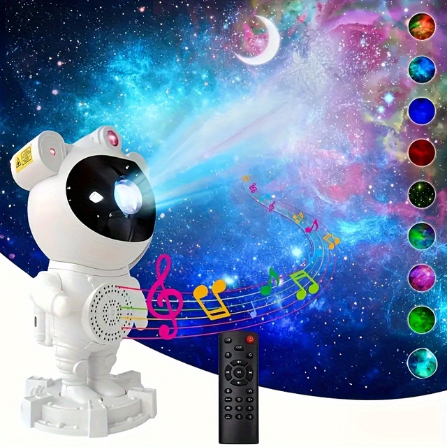 Bottom Price Modern for LED Laser Robot Projector Night Light with Remote Control USB Powered Smart Lights