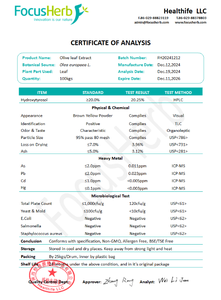 Healthife CAS 10597 Chất lượng cao <span class=keywords><strong>Olive</strong></span> Leaf chiết xuất từ quả bột 10% 25% 40% 98% hydroxytyrosol - Product Image 5