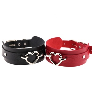 Gargantilla Punk de Bisutería, Color Plateado, Anillo de Corazón, Estilo Exagerado, para Discoteca - Product Image 6