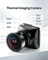 Caméra de visualisation liquide ZYKD-FPV modèle DL-W5007, faible luminosité, connectivité USB 2.0, anti-tremblement électronique, mise au point automatique, personnalisation