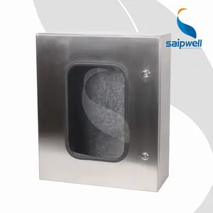 SAIPWELL IP65 Waterproof Metal Steel Box com chave SPT Wall mounted Enclosure Distribution Box
