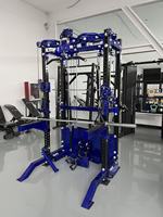 Rack de musculation multifonctionnel avec fonction Smith, crossover de câbles et lat pulldown haute intensité