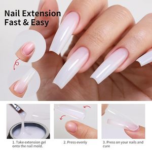 เจลต่อเล็บ Kaga <span class=keywords><strong>Y84</strong></span> OEM ODM ปราศจากสาร HEMA/TPO เป็นมิตรกับสิ่งแวดล้อม ยูวี บิลเดอร์เจล 1 กิโลกรัม ปรับระดับเองได้ เจลแข็ง ติดทนนาน 3-4 สัปดาห์ - Product Image 4