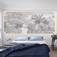 Papier peint mural vintage effet plâtre pour salon, chambre, fond de canapé ou de télévision, autocollant décoratif pour la maison