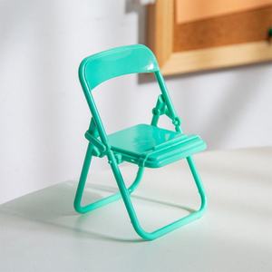 Cute Small Chair Mobile Phone <b>Stand</b> Creative Desktop Live Watch <b>Tv</b> Lazy Chasing Smartphone Foldable Mobile Holder - Product Image 5
