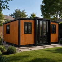 Maison conteneur préfabriquée extensible de 20 pieds, configuration personnalisée pour bureau de chantier ou dortoir