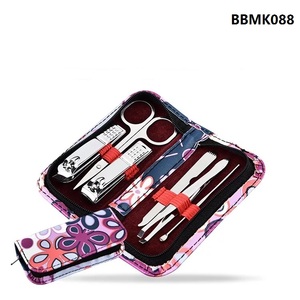 Premium Stripe Pink Color Grooming Girls Lady Design Beauty Nail Art Polish Remover Clipper Tools Kit - Product Image 4