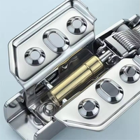 Charnières de meuble de qualité commerciale pour cuisines de restaurant, robustes, à fermeture amortie, avec amortissement hydraulique, ensemble de quincaillerie