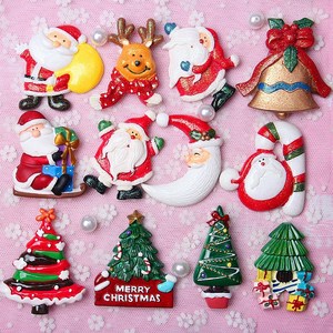 Cadeau de noël créatif résine peint à la main Figurine accessoires maison vacances réfrigérateur aimant en gros - Product Image 1