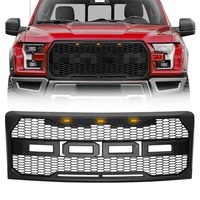 Accesorios de Carrocería de Alta Calidad Parrilla Delantera Brillante 4X4 Estilo Raptor para Ford F150 2009 2010 2011 2012 2013 2014