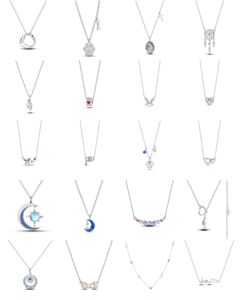 Collier en or étoile filante et lune - <span class=keywords><strong>Pendentif</strong></span> de luxe pour femme, design petite étoile, pour soirée de fiançailles - Product Image 6