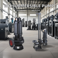 Pompe submersible à eaux usées WQ à haut débit et grand diamètre pour vente directe, 5 CV, électrique, basse pression, pour le transport et le rejet des eaux usées