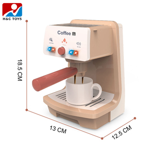 Jouets de simulation de fabrication de café en plastique miniature pour enfants, <span class=keywords><strong>machine</strong></span> à café électrique jouet - Product Image 3