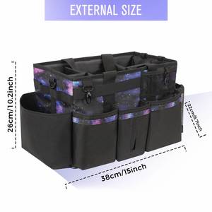 StarrySky Large <b>Cleaning</b> <b>Caddy</b> Bags <b>Cleaning</b> Supplies Organizer <b>with</b> <b>Handle</b> & Adjustable Shoulder Straps - Product Image 2