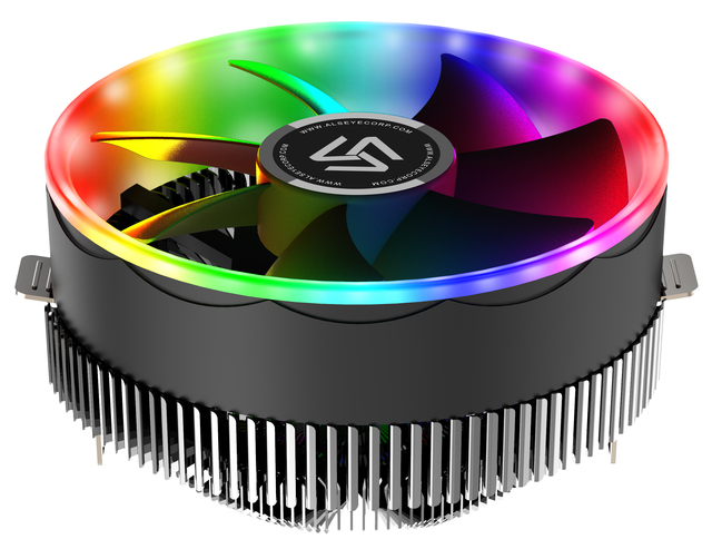 ALSEYE TBF-100 Pc Rgb Cooling Fan CPU Cooler Aluminum Heatsink RGB CPU Fan for LGA775/1151/1155/AM2/AM3/AM4