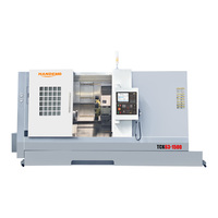 Mesin Bubut CNC Vertikal Otomatis Handemo TCK63-1500 Tugas Berat 3-Axis untuk Kontrol Pemesinan Logam Industri