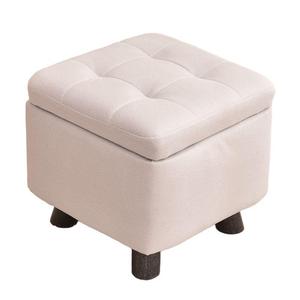 Small <b>stool</b>, living room <b>storage</b> <b>stool</b>, coffee table <b>stool</b>, solid wood sofa <b>stool</b>, footstool, shoe changing <b>stool</b>, fabric <b>stool</b>. - Product Image 5