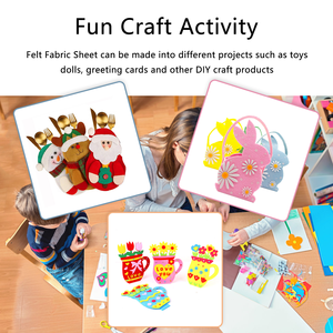 Vải Nỉ Thủ Công Cứng Cho Các Sản Phẩm Thủ Công Với Khoảng 40 Màu Cho Sự Lựa Chọn - Product Image 6