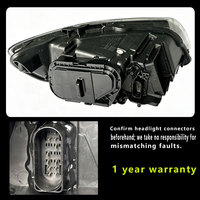 Faros LED para Audi Q7 2006-2015, Lentes de Proyector Láser Retrofit + Luces de Circulación Diurna