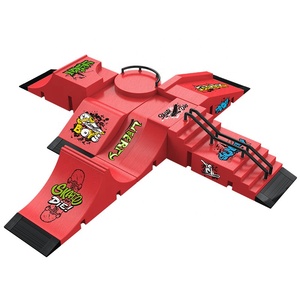 Rampe de skateboard pour doigts, modèle de scène, accessoires de <span class=keywords><strong>skatepark</strong></span>, nouveauté, ensemble de jouets créatifs pour enfants, âges 7-14, à assembler - Product Image 5
