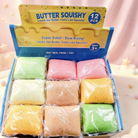 Jouet Squishy Pain de Simulé Réaliste en Mousse PU à Remontée Lente, Jouet Anti-Stress Sensoriel pour Enfants et Adultes