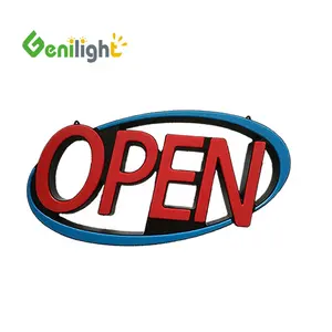 Signe ouvert-Ultra lumineux Extra Jumbo LED néon grand signe ouvert télécommandé-faites en sorte que votre entreprise soit vue de jour comme de nuit