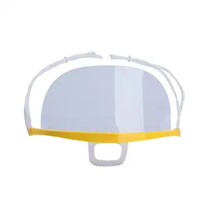 10 pz/scatola rimovibili riutilizzabili qualità materiale Premium trasparente maschera per il viso Anti-appannamento bocca aperta scudo igienico