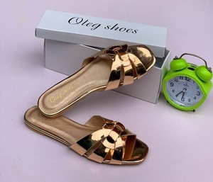 Tên Thương Hiệu Của Phụ Nữ Mở Toe Giản Dị Giày Phẳng Chống-Trượt Thời Trang Thoáng Khí Trượt Cho Dép Đi Trong Nhà Cho Mùa Xuân Cho Phụ Nữ - Product Image 5