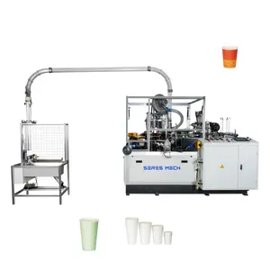 Price 80Pcs/Min Automatic Open Cam Automatic Disposable Price Paper Cup Machine For 3 oz to 16 oz