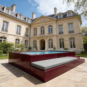 Piscine portable en fibre de verre avec canapé et pompe à chaleur – Idéale pour les complexes hôteliers, les villas et les jardins familiaux - Product Image 6
