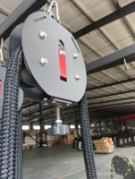 Entraîneur à Corde Magnétique Rotatif Premium à Résistance Ininterrompue, Support Tout-en-un, Accessoire d'Entraînement de Force, Entraînement Complet du Corps en Acier