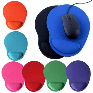 Benutzer definiertes ergonomisches Mauspad Schlankes Profil für kleine Schreibtische Gel unterstützung Schmerz linderung für Laptop-Benutzer, schmutz abweisendes Tuch - Product Image 6