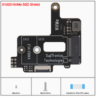 Carte d'extension Raspberry Pi 5 PCIe vers M2 NVMe M2 SSD X1003, haute vitesse, conception thermique, Plug and Play, carte de développement