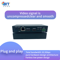 Extenseur HDMI POE 70M 4K60Hz Plug & Play sur CAT6 avec IR RS232 |   Pour projet de mur d'affichage LCD pour exposition