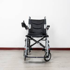 12,8 кг Сверхлегкая электрическая складная инвалидная коляска из алюминиевого сплава с литиевым съемным аккумулятором 10AH и <span class=keywords><strong>2</strong></span> года гарантии - Product Image 3