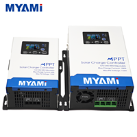 Contrôleur de charge solaire MYAMi MPPT 150V 100A 60A 30A réglable 12V 24V 48V LCD pour batteries au plomb/lithium, efficacité de 99%