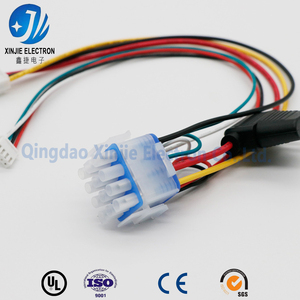 ชุดสายไฟแบบกำหนดเองได้หลายสีพร้อมขั้วต่อสีน้ำเงิน ได้รับการรับรองมาตรฐาน UL/CE/ISO สำหรับเครื่องทำความเย็นและเครื่องใช้ไฟฟ้า - Product Image 2