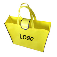 Sac fourre-tout non tissé Meltblown Eco-Spunbond Fermeture à glissière Conception personnalisable PP réutilisable laminé pour les achats promotionnels