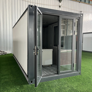 40ft Conteneur Bureau Logement Minuscule Préfabriqué Conteneur Logement Petite Maison Houselet Avec Triangulaire Imperméable Toit Balcon - Product Image 3