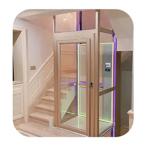 Elevador de Villa personalizado 2-5 pisos elevadores hidráulicos elevador de Villa de Casa de pasajeros elevadores de casa para hotel o casa